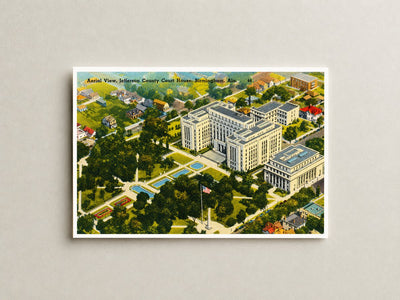 Birmingham, AL: Aerial view, Jefferson County Court House