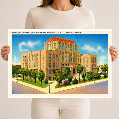 Phoenix, AZ: Maricopa County Court House and Phoenix City Hall