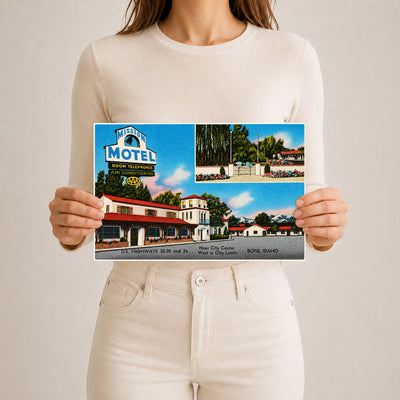 Boise, ID: Mission Motel, near city center, U.S. highways 20-30 and 26, west in city limits