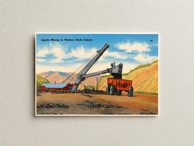 ND: Lignite mining in Western North Dakota