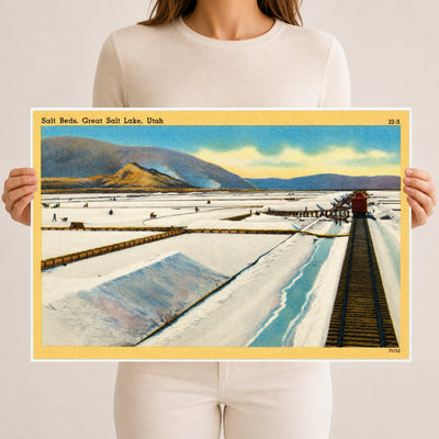 Great Salt Lake, UT: Salt beds