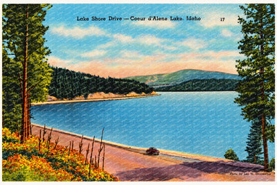 Coeur d'Alene Lake, ID: Lake Shore Drive- Coeur d'Alene Lake