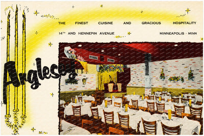 Minneapolis, MN: Anglesey. The finest cuisine and gracious hospitality. 14th and Hennepin Avenue