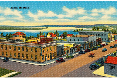 Baker, MT: Historic View