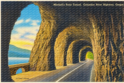 OR: Mitchell's Point Tunnel, Columbia River Highway