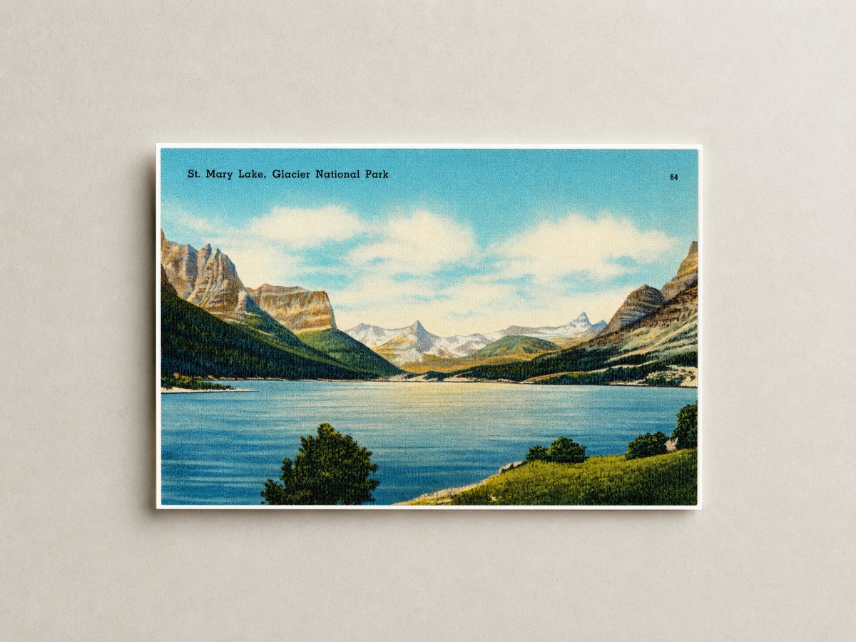 Canada, MT: St. Mary Lake, Glacier National Park