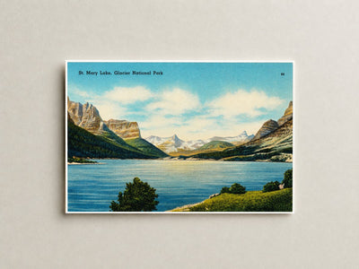 Canada, MT: St. Mary Lake, Glacier National Park