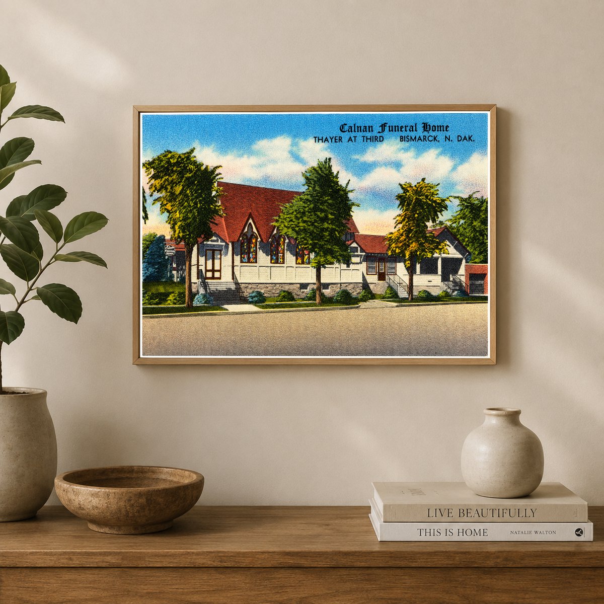 Bismarck, ND: Calnan Funeral Home, Thayer at third