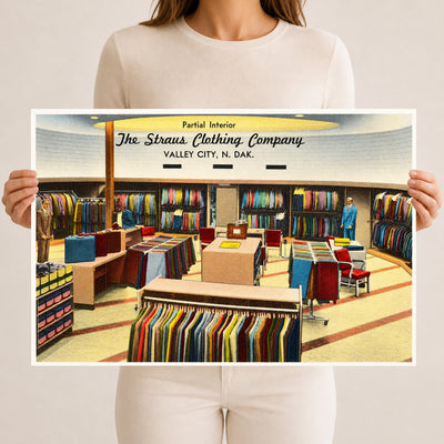 Valley City, ND: The Straus Clothing Company