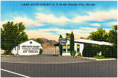 Boulder City, NV: Lake Auto Court, U.S. 93 - 466