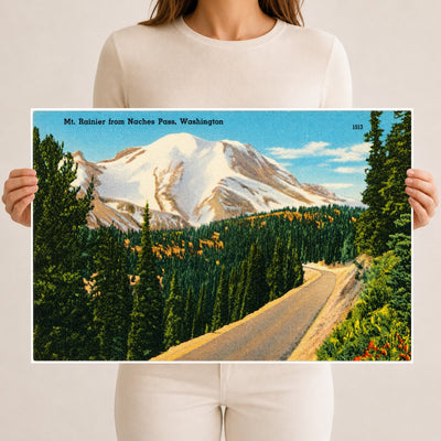 Rainier, Mount, WA: Mt. Rainier from Naches Pass