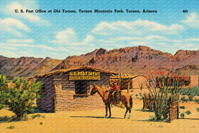 Tucson, AZ: U.S. Post Office at Old Tucson, Tucson Mountain Park