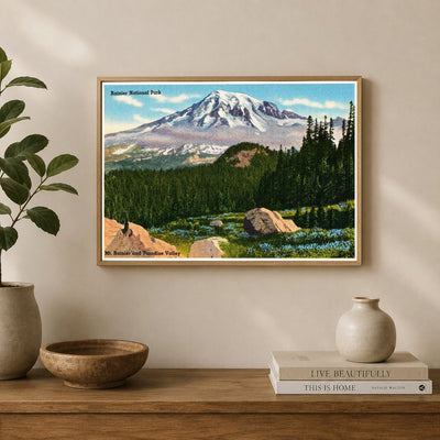 Mount Rainier National Park, WA: Rainier National Park, Mt. Rainier and Paradise Valley