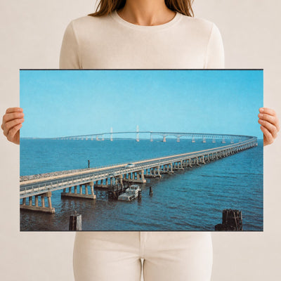 Chesapeake Bay Bridge — Vintage Maryland Postcard