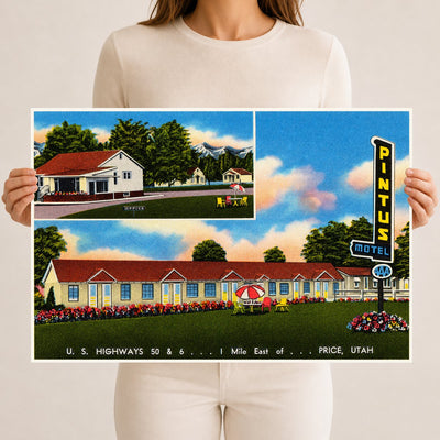 Price, UT: Pintus Motel, U.S. highways 50 & 6... 1 mile east of... Price