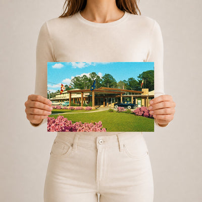 Mobile, AL: Spanish Fort Motel is located on a spacious, beautifully landscaped grounds, 8 miles E. of Mobile