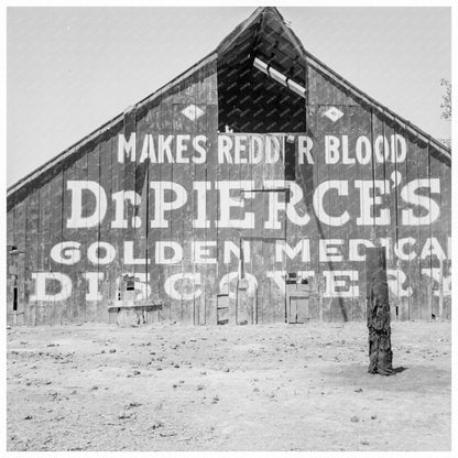 Dairy Barn in California May 1939 Historical Photograph - Available at KNOWOL