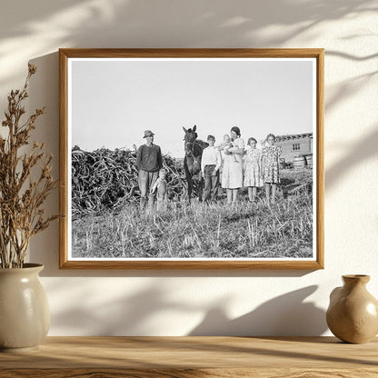 Daughtery Family in Warm Springs Oregon 1939 Vintage Photo - Available at KNOWOL