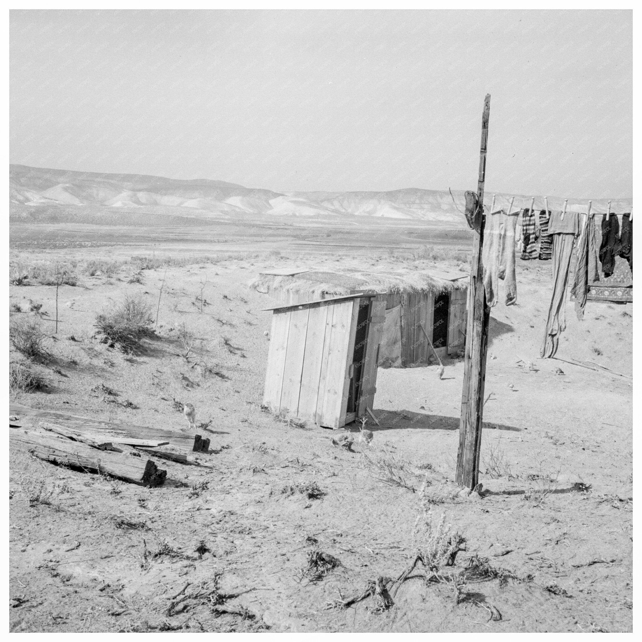 Dazey Homestead in Malheur County Oregon 1939 - Available at KNOWOL