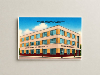 Watertown, SD: Midland National Life Building, Watertown, So. Dakota