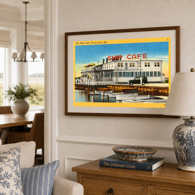 The Ship Cafe, Ocean City, MD — Vintage Maryland Postcard