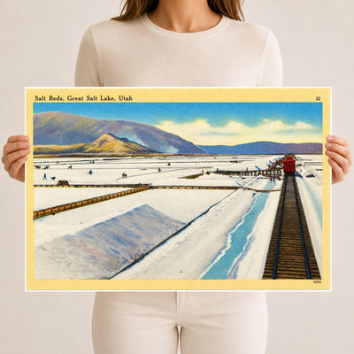 Great Salt Lake, UT: Salt beds