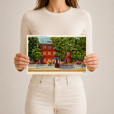 The Chase Mansion, Annapolis, MD — Vintage Maryland Postcard