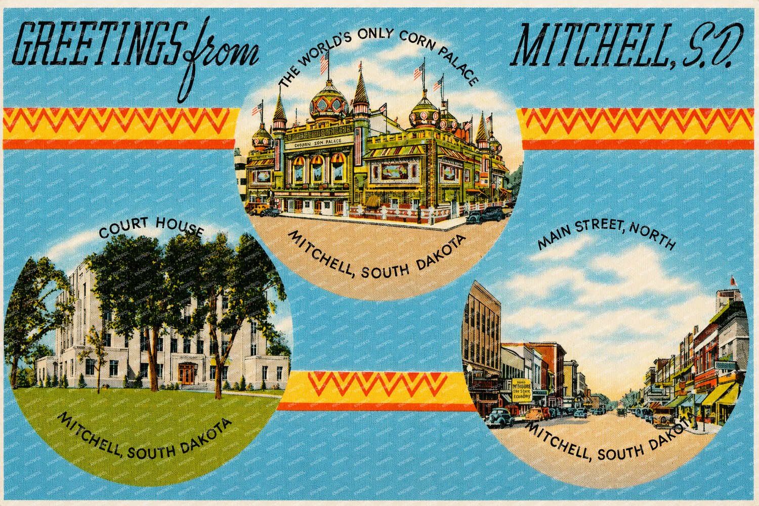 Mitchell, SD: Greetings from Mitchell