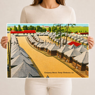 Forest Hill, LA: Company Street, Camp Claiborne