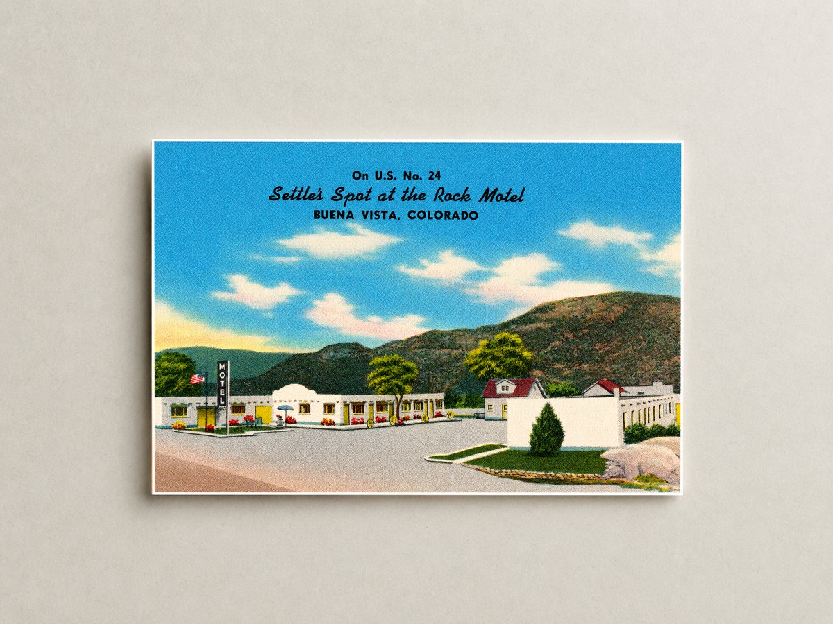 Buena Vista, CO: Settle's Spot at the Rock Motel on U.S. No. 24