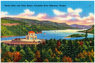 Corbett, OR: Crown Point and Vista House, Columbia River Highway