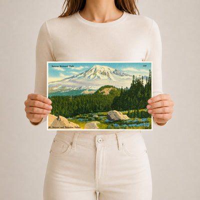 Mount Rainier National Park, WA: Rainier National Park, Mt. Rainier and Paradise Valley