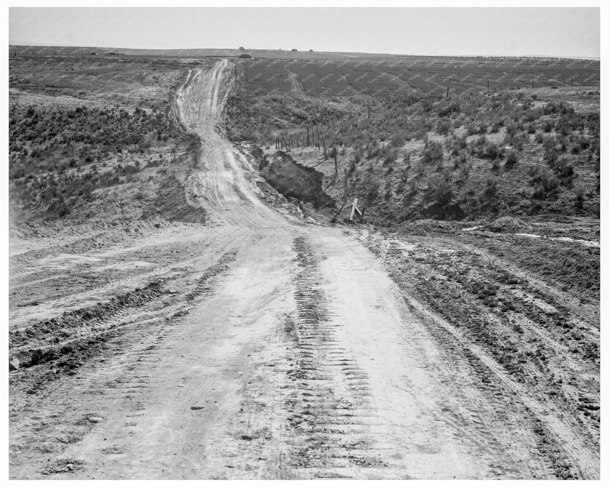 Dead Ox Flat Landscape October 1939 Oregon FSA Collection - Available at KNOWOL