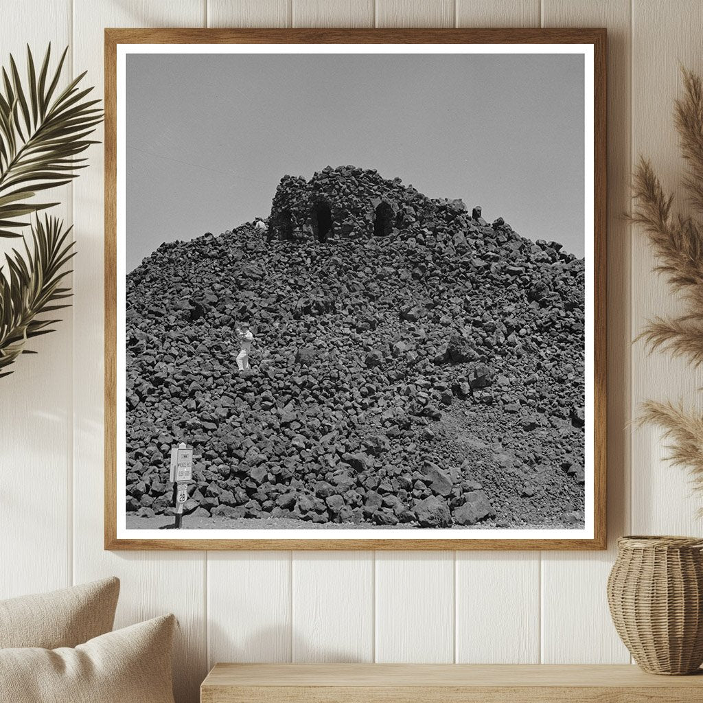 Dee Wright Observation Point Lava Fields Oregon 1942 - Available at KNOWOL