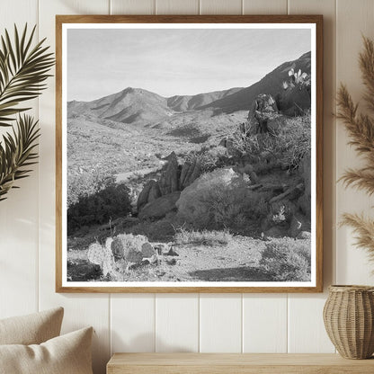 Desert Landscape near Kingman Arizona 1940 - Available at KNOWOL