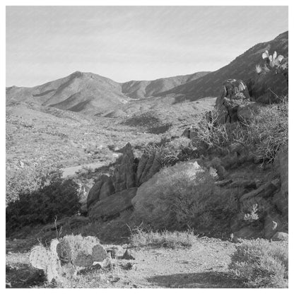 Desert Landscape near Kingman Arizona 1940 - Available at KNOWOL