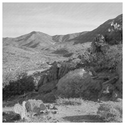 Desert Mining Landscape Kingman Arizona Vintage Photo - Available at KNOWOL