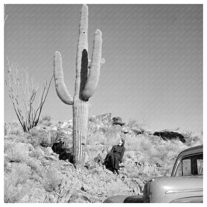 Desert Mountain Landscape Near Kingman Arizona 1940 - Available at KNOWOL