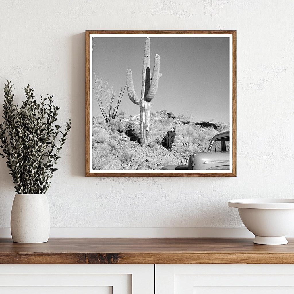 Desert Mountain Landscape Near Kingman Arizona 1940 - Available at KNOWOL