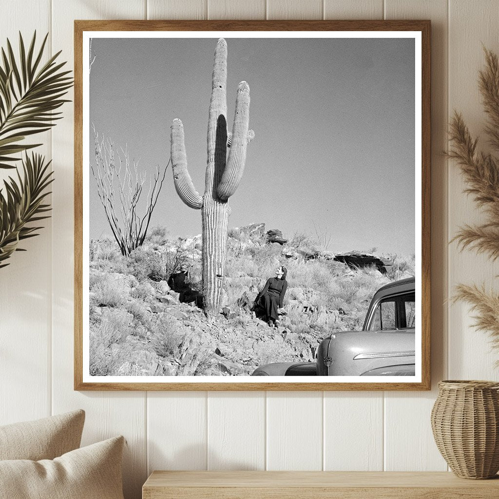 Desert Mountain Landscape Near Kingman Arizona 1940 - Available at KNOWOL