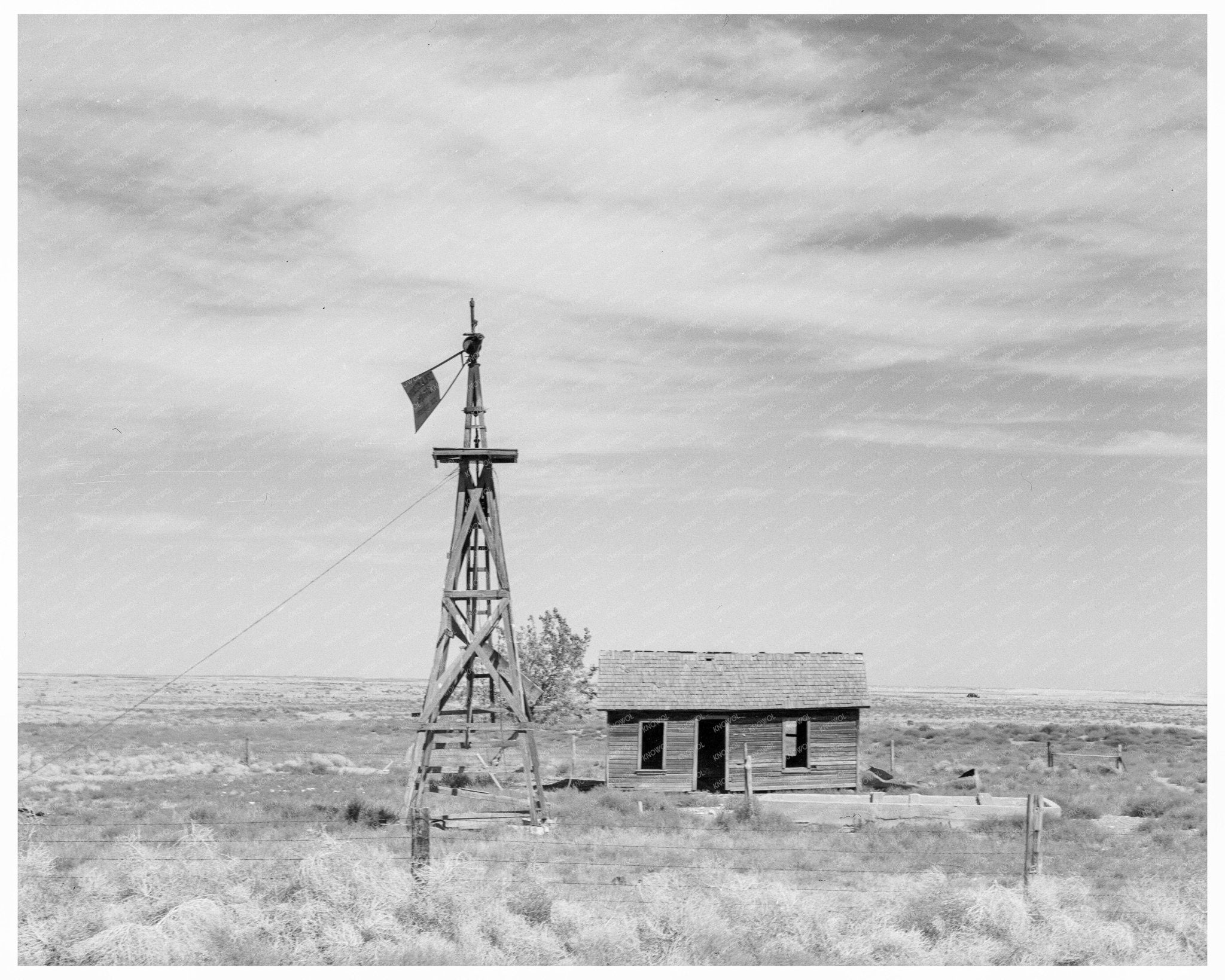 Deserted Dryland Farm Grant County Washington 1939 - Available at KNOWOL