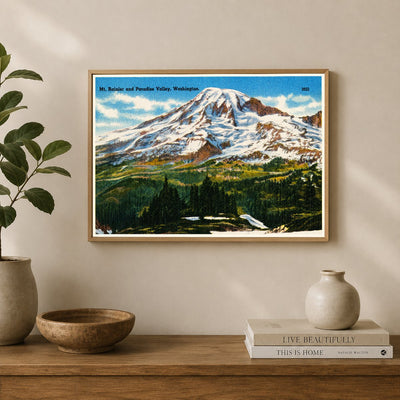 Paradise Valley, WA: Mt. Rainier and Paradise Valley