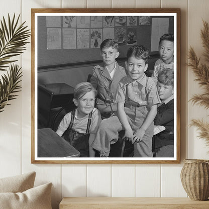 Diverse Schoolboys in San Leandro California 1942 - Available at KNOWOL