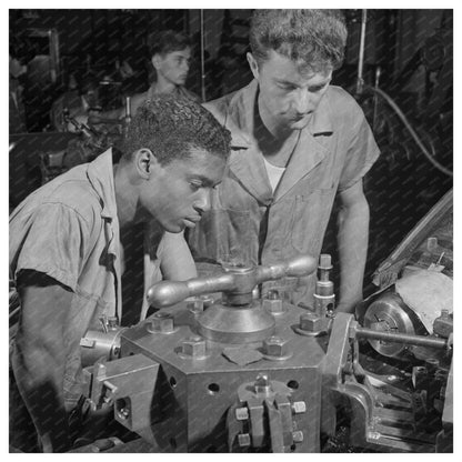 Diverse Trainees in Machine Shop Practice 1930s - Available at KNOWOL