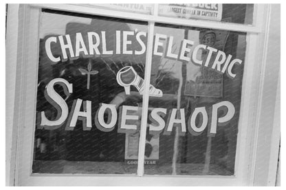 Donaldsonville Louisiana Store Window November 1938 - Available at KNOWOL