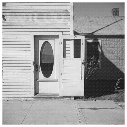 Doorway in Des Lacs North Dakota October 1937 - Available at KNOWOL