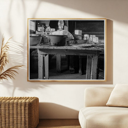 Dougherty Basement House Oregon 1939 Vintage Photograph - Available at KNOWOL