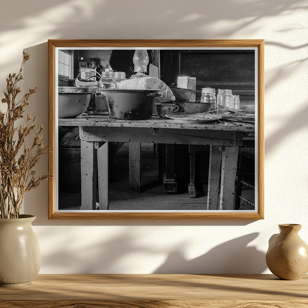 Dougherty Basement House Oregon 1939 Vintage Photograph - Available at KNOWOL