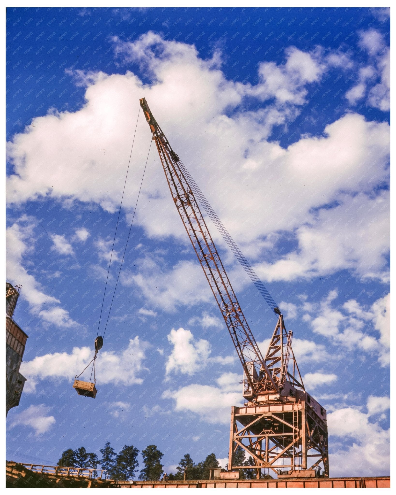 Douglas Dam Construction Tennessee Valley Authority June 1942 Vintage Photograph - Available at KNOWOL