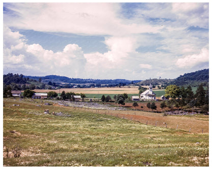 Douglas Dam Tennessee landscape June 1942 photo - Available at KNOWOL